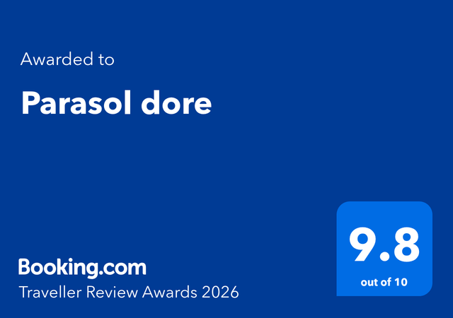 Booking.com Traveller Review Awards 2026 — 9,8/10