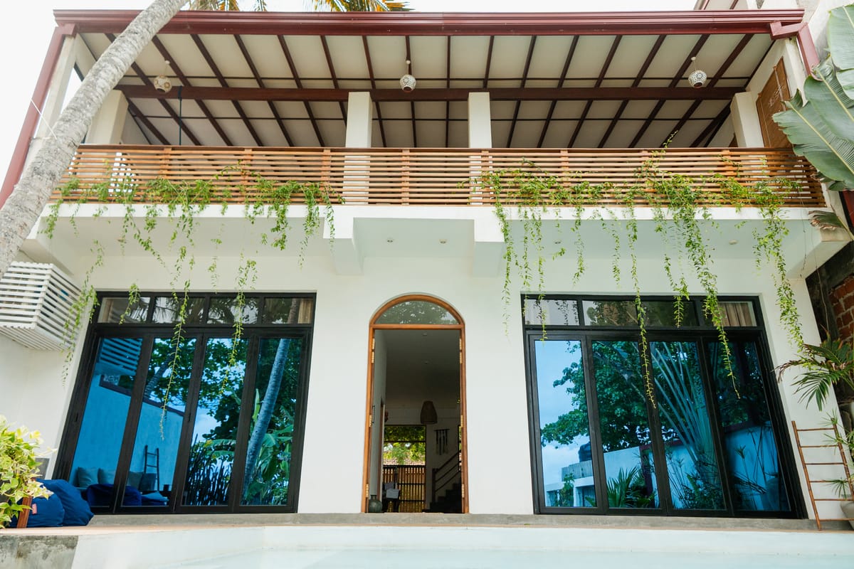 Une maison face à l’océan Indien